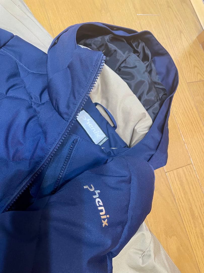 【美品】Phenix ネイビー　スキーウェア 上下セット　　Lサイズ