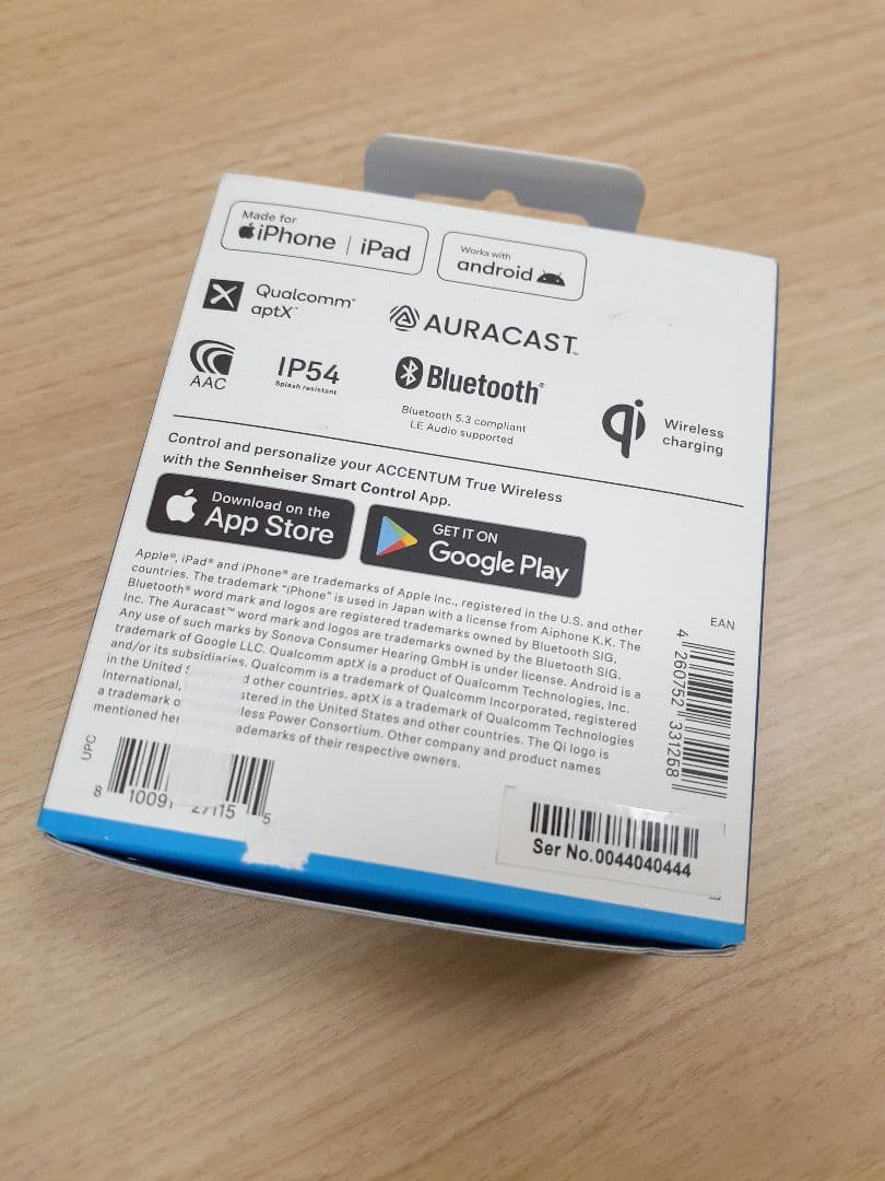 Sennheiser ACCENTUM True Wireless イヤフォン