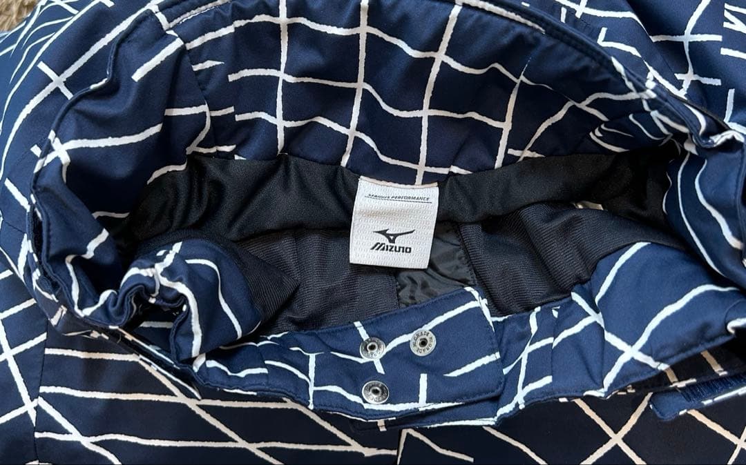 mizuno スキーウェア 上下 Mサイズ メンズ 紺 ネイビー スノーウェア