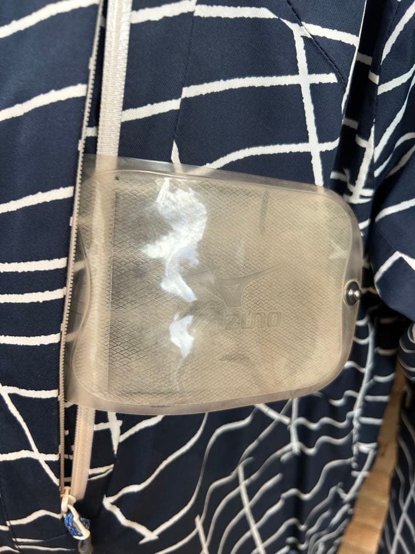 mizuno スキーウェア 上下 Mサイズ メンズ 紺 ネイビー スノーウェア