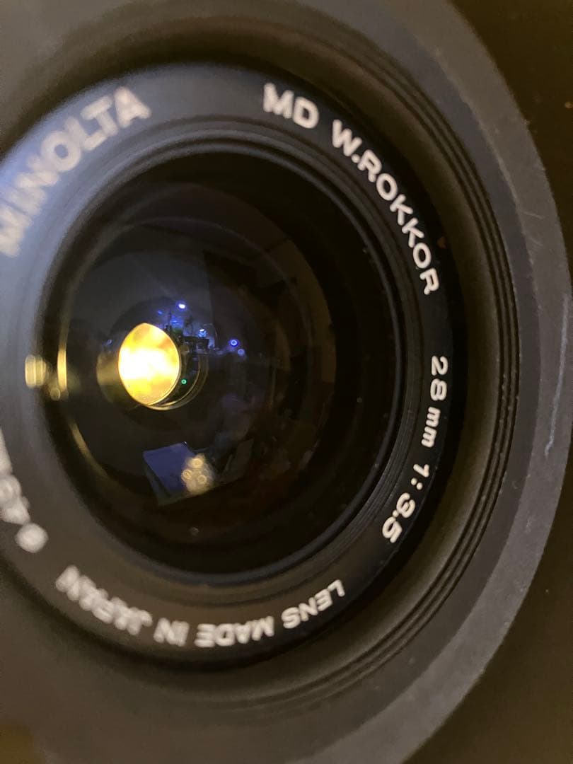 Minolta SR-T 101 一眼レフカメラ 28mmレンズ付き