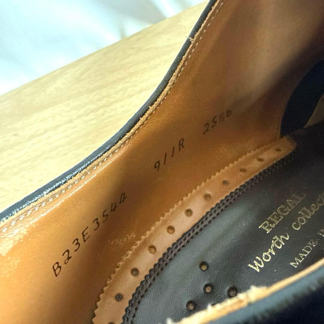 平野 　REGALリーガル 911R ストレートチップ ブラック