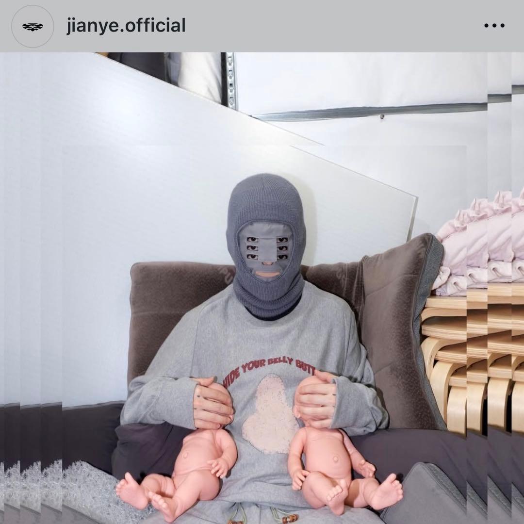 JIAN YE 23ss スウェット オリーブ