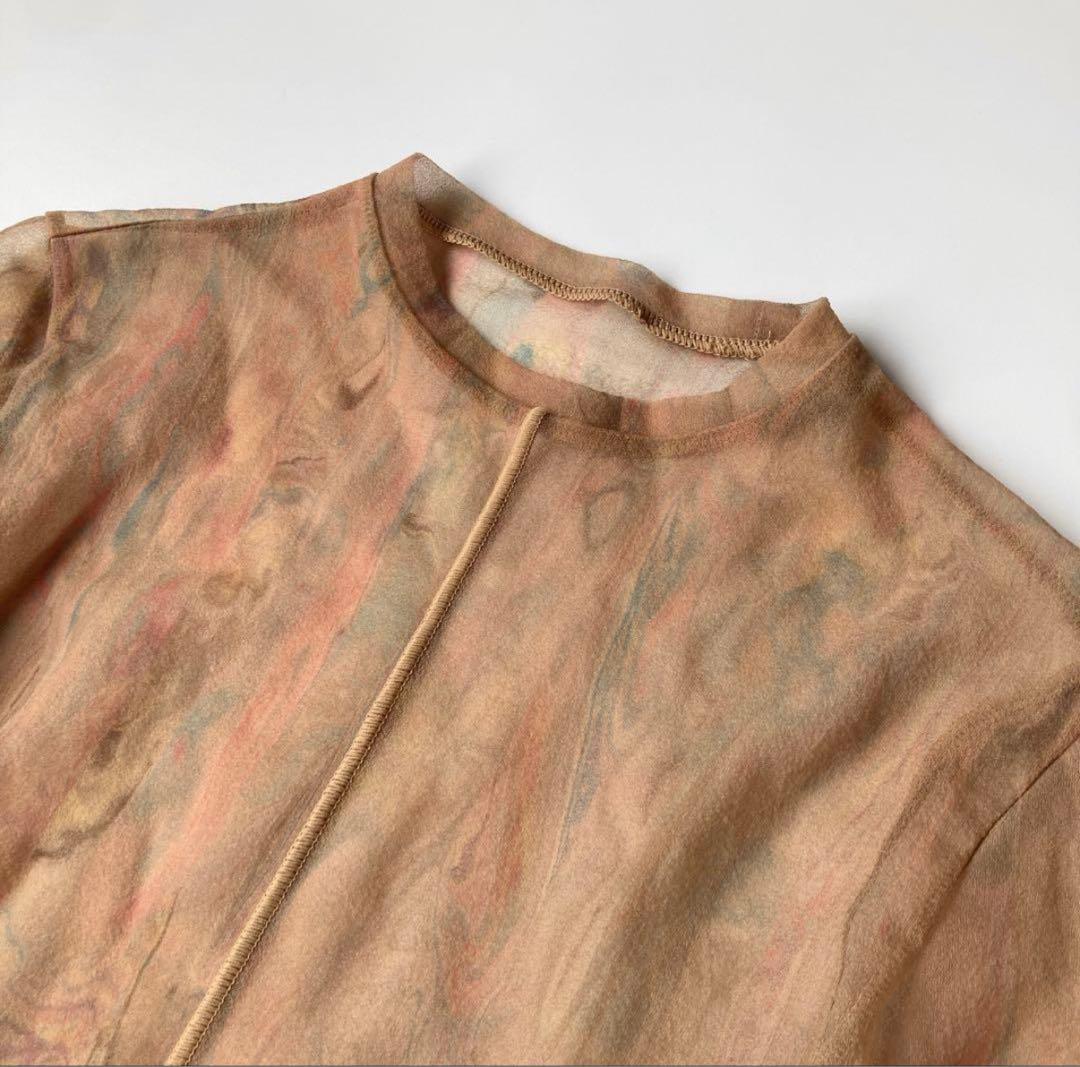 新品mame Marble マーブルプリント