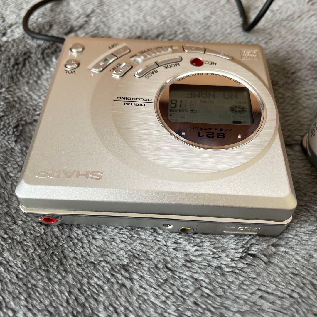 ポータブルプレーヤー SHARP MD-MT821S