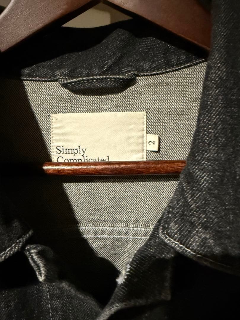 ジャケット・アウター SIMPLYCOMPLICATED BOYFRIEND DENIM JACKET