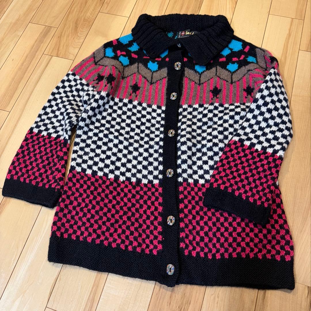 美品★ イメルダコレクション★アルパカ100% ★カラフル