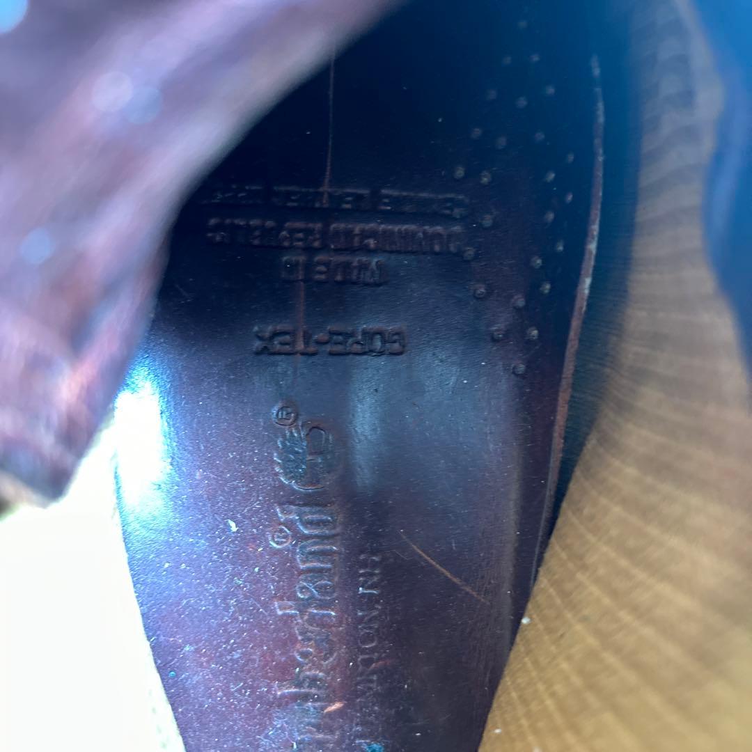 (古着)90s timberland 7eye デッキシューズ 革靴 ブーツ