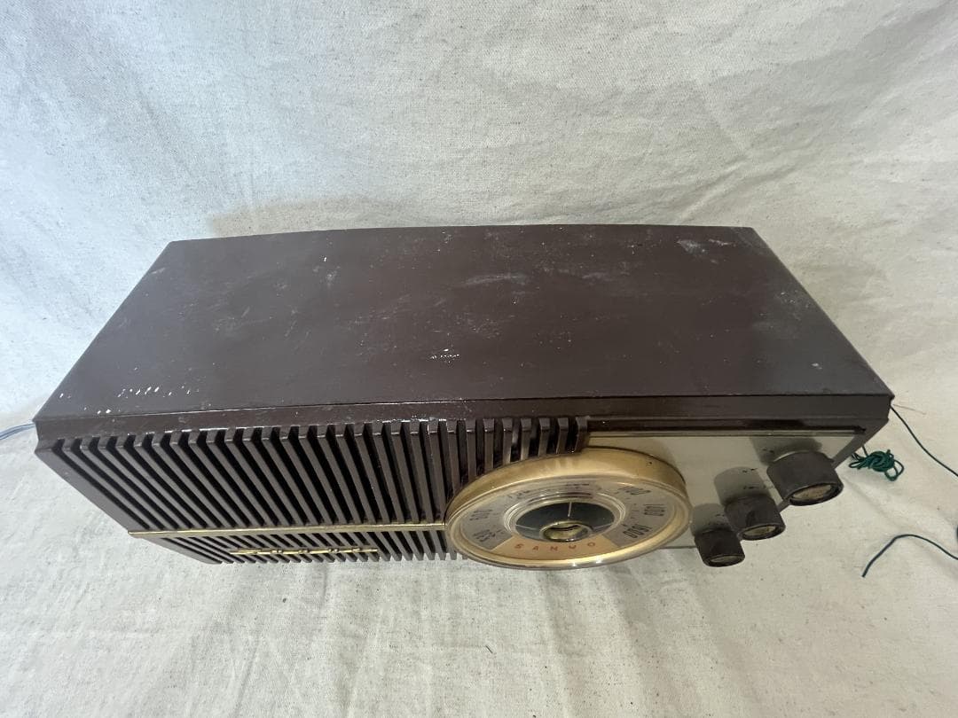 美品！【SANYO】 サンヨー真空管ラジオ SS-70 動作問題ありません