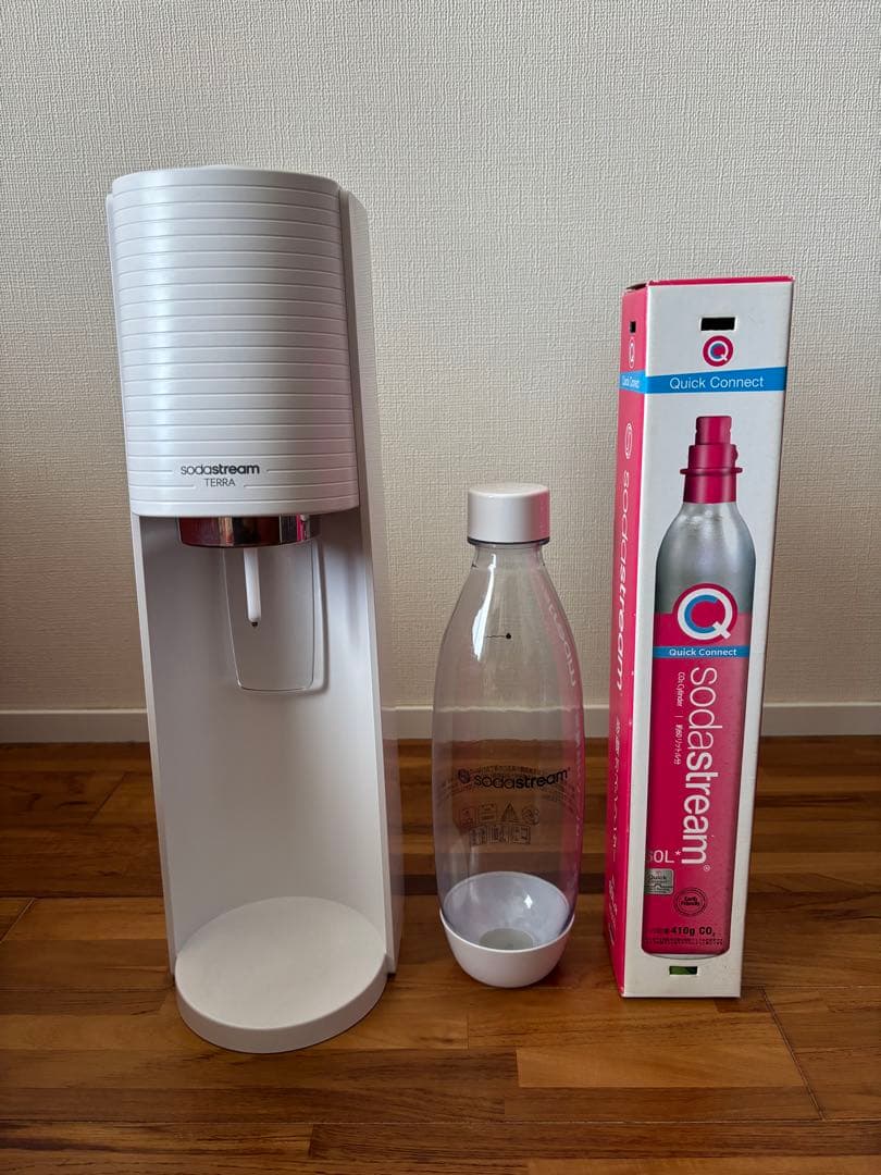 ソーダストリーム テラ ホワイト 炭酸水メーカー