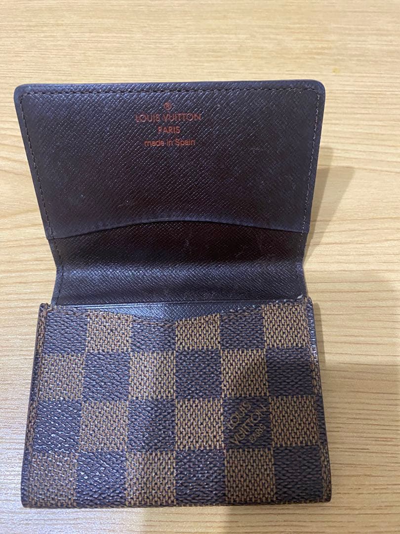 ルイヴィトン　ダミエ　名刺入れ