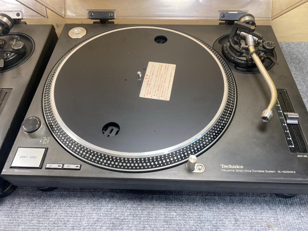 088 technics SL-1200mk3 2台セット アクリルカバー付き