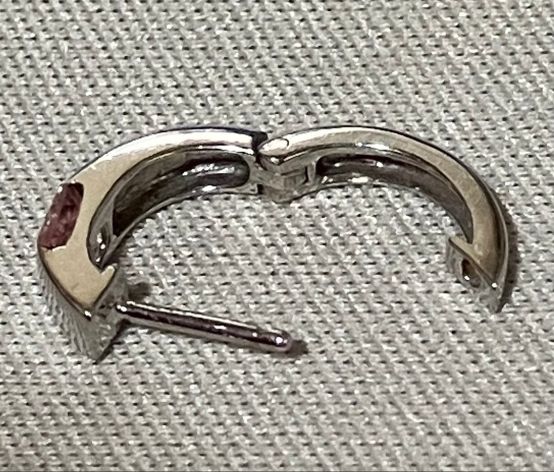 K18WG/フープピアス片耳用/中古