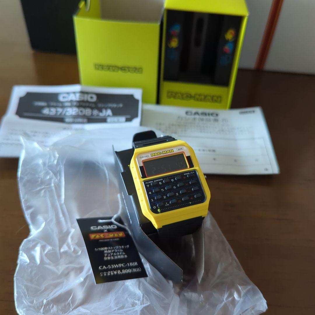 CASIO PAC-MAN CA-53WPC-1BJR　パックマン