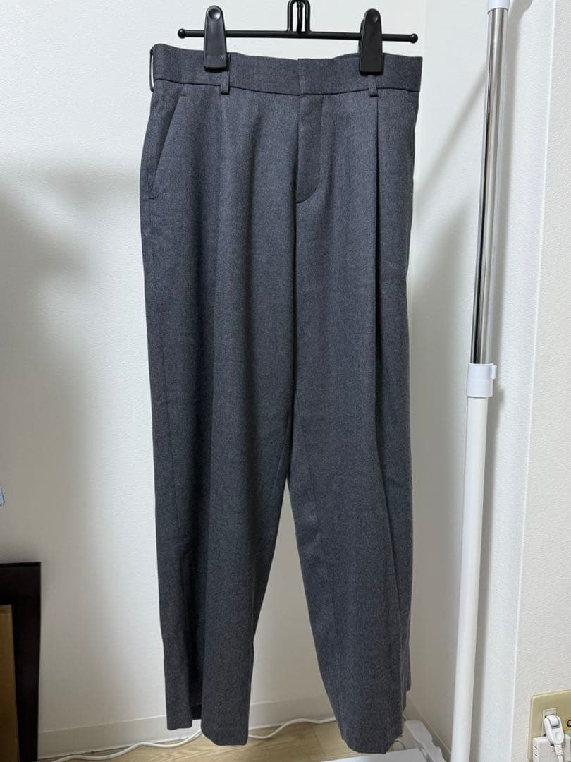 【美品】kolor（カラー）25AWワイドウールスラックス