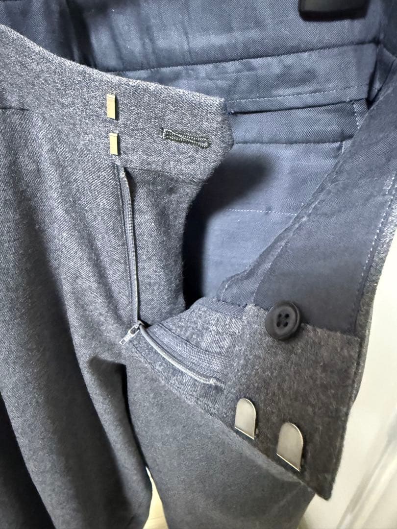 【美品】kolor（カラー）25AWワイドウールスラックス