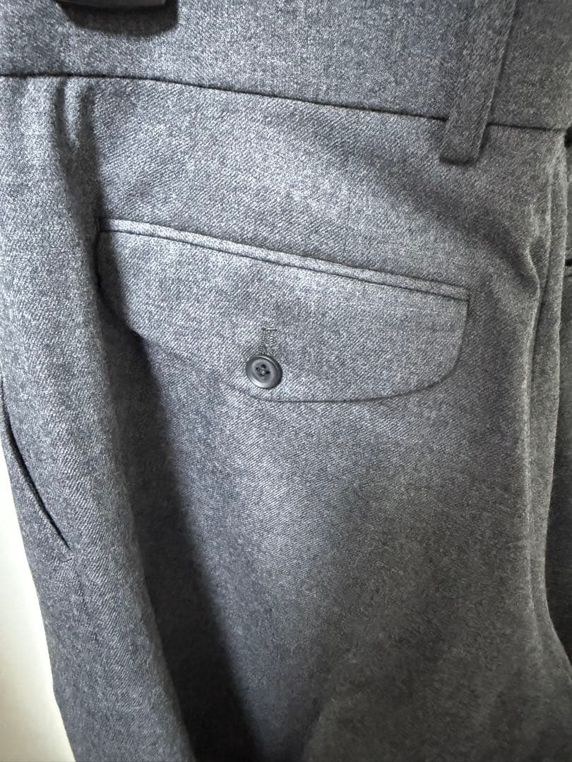 【美品】kolor（カラー）25AWワイドウールスラックス