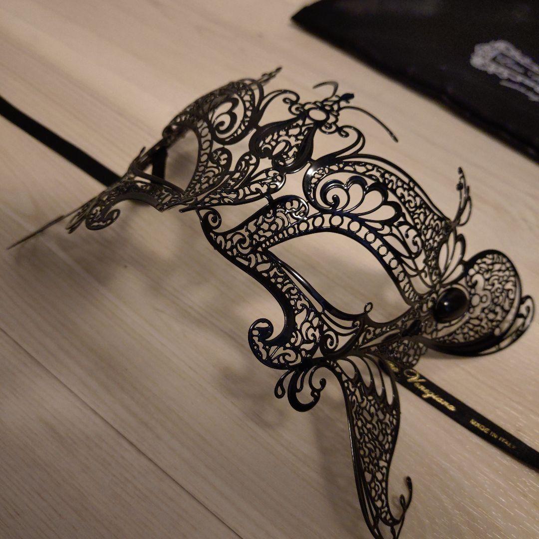 イタリア製ヴェネチアンマスク 真鍮製