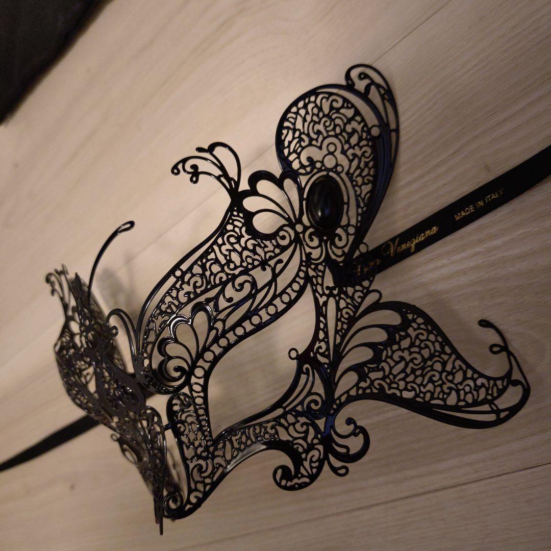 イタリア製ヴェネチアンマスク 真鍮製