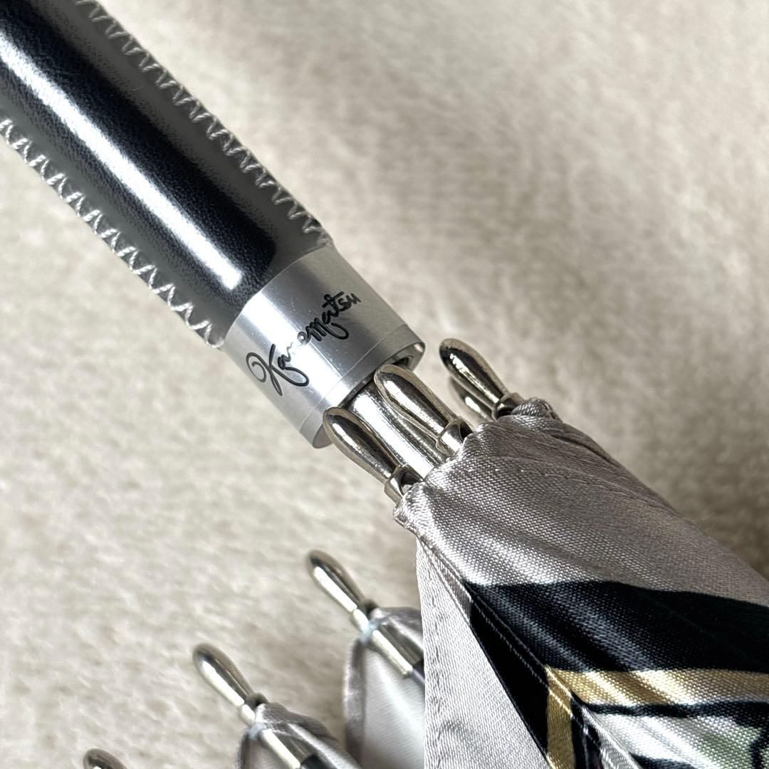 【未使用級】銀座かねまつ　kanematsu 　雨傘　長傘　傘　　日本製