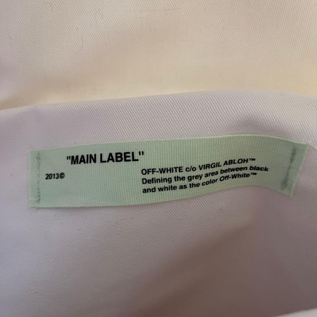 【新品未使用】OFF-WHITE MAIN LABELバックパック