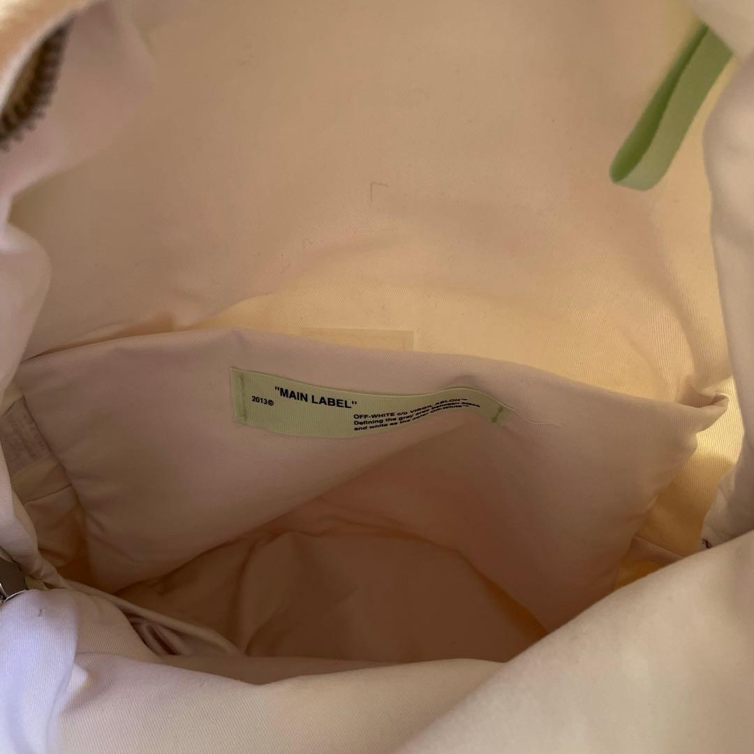 【新品未使用】OFF-WHITE MAIN LABELバックパック