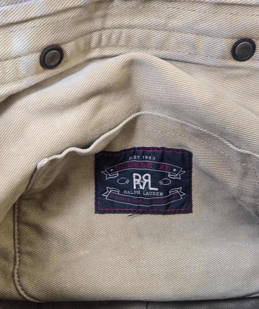 ★希少!80s VINTAGE RRL ★キャンバス×レザー ショルダーバッグ