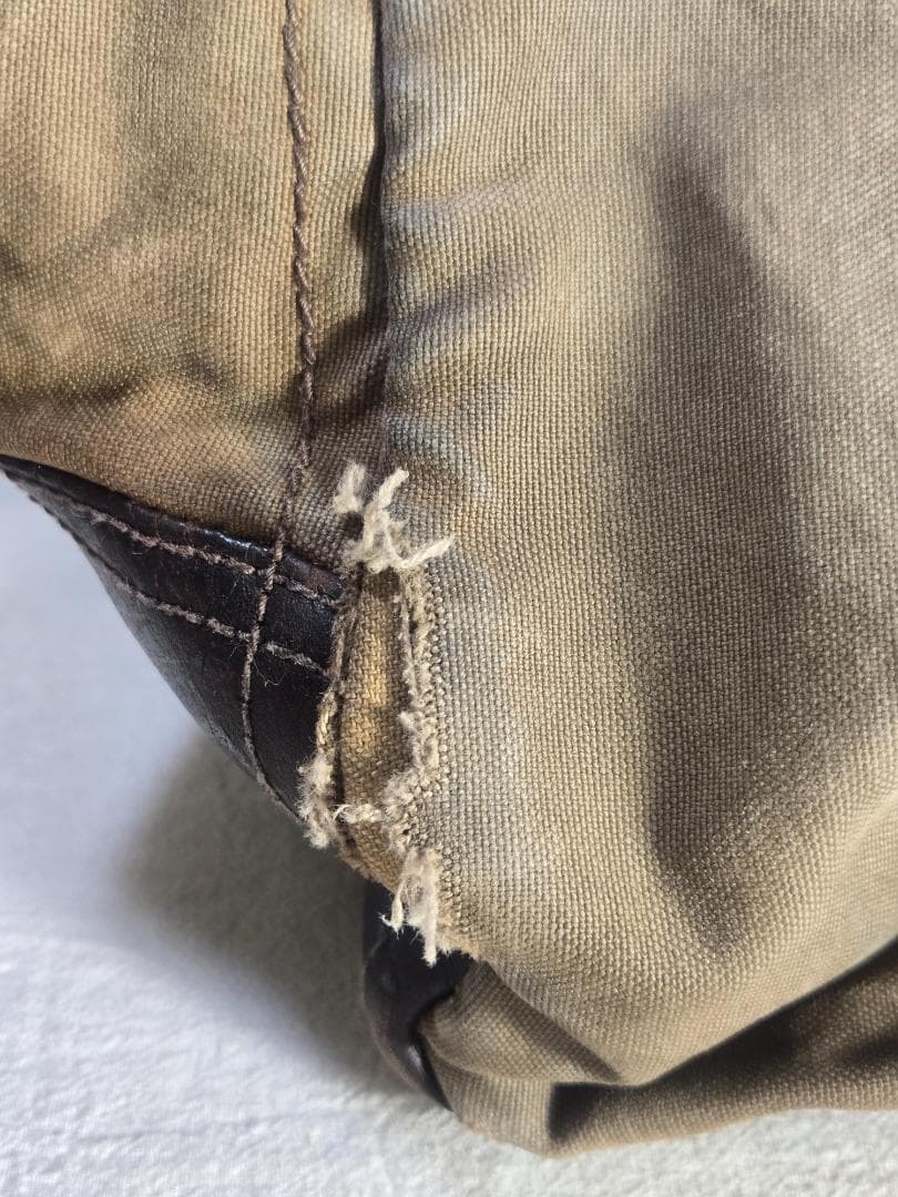 ★希少!80s VINTAGE RRL ★キャンバス×レザー ショルダーバッグ