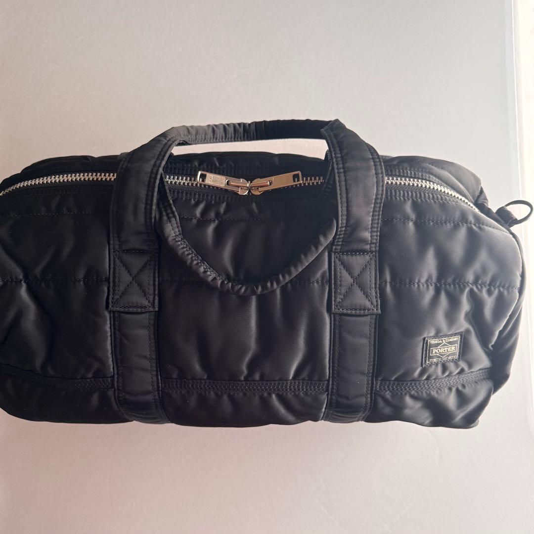PORTER タンカー ドラムバッグ 2WAY ボストン 廃盤 美品 ブラック