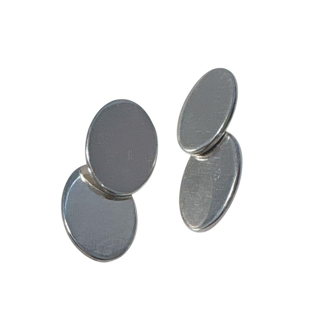 ［希少］Tiffany & Co. ティファニー　カフス　シルバー　オーバル