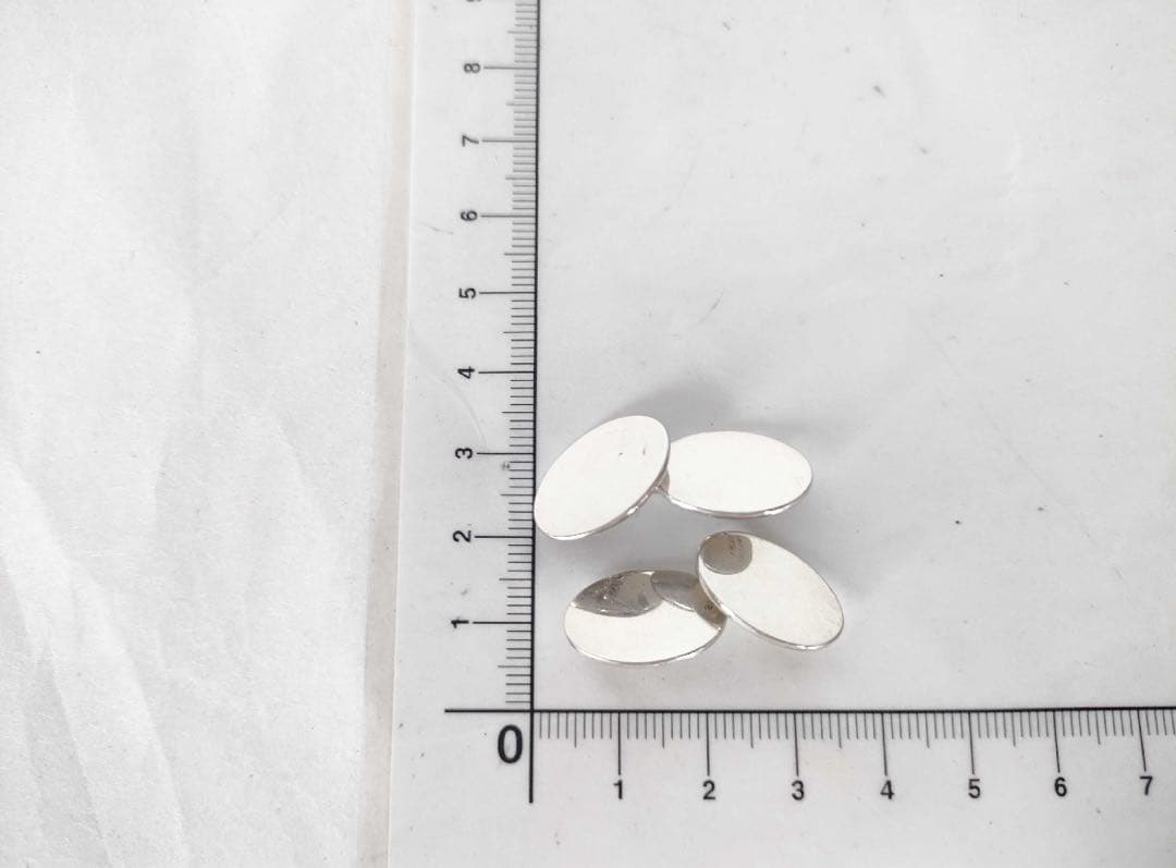 ［希少］Tiffany & Co. ティファニー　カフス　シルバー　オーバル