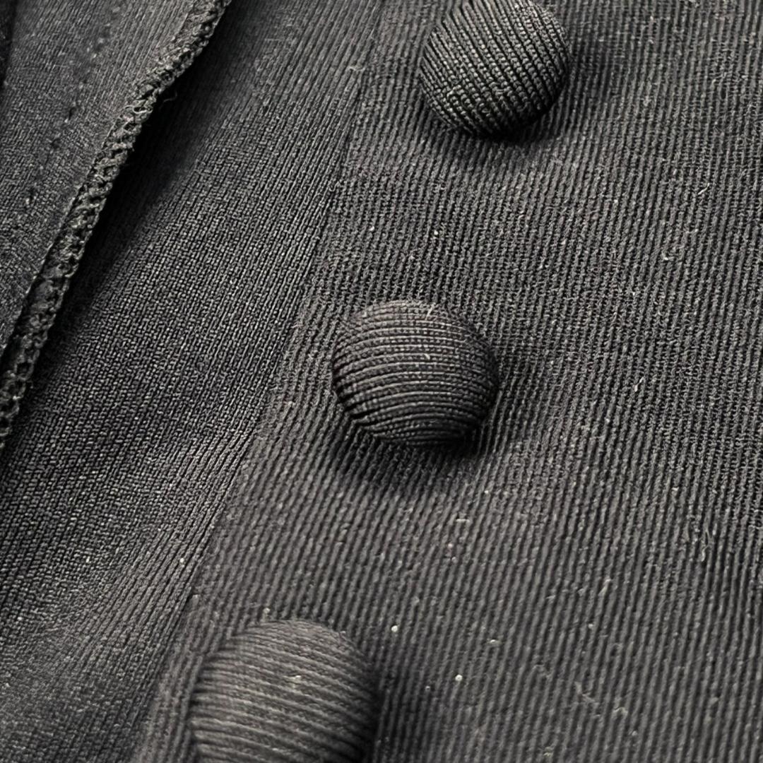 【美品】ROMYDA KETH ロングワンピース 立体花装飾 黒 M-L相当