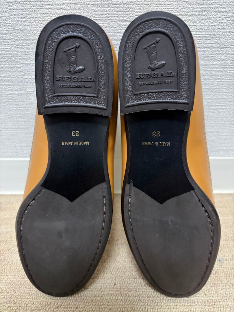 REGAL リーガル タッセルローファー 23cm キャメル ブラウン 日本製