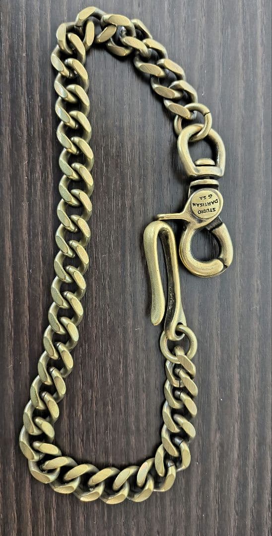 STUDIO D'ARTISAN ウォレットチェーン ゴールド ダルチザン