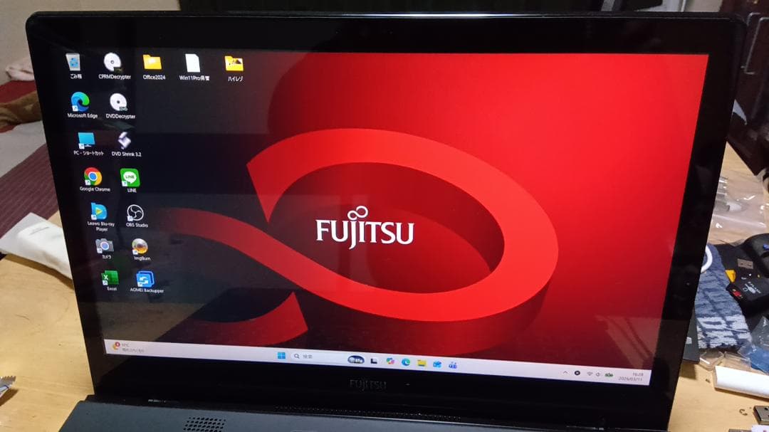 富士通FMV LIFEBOOK AH77/Sタッチパネルoffice付SSD