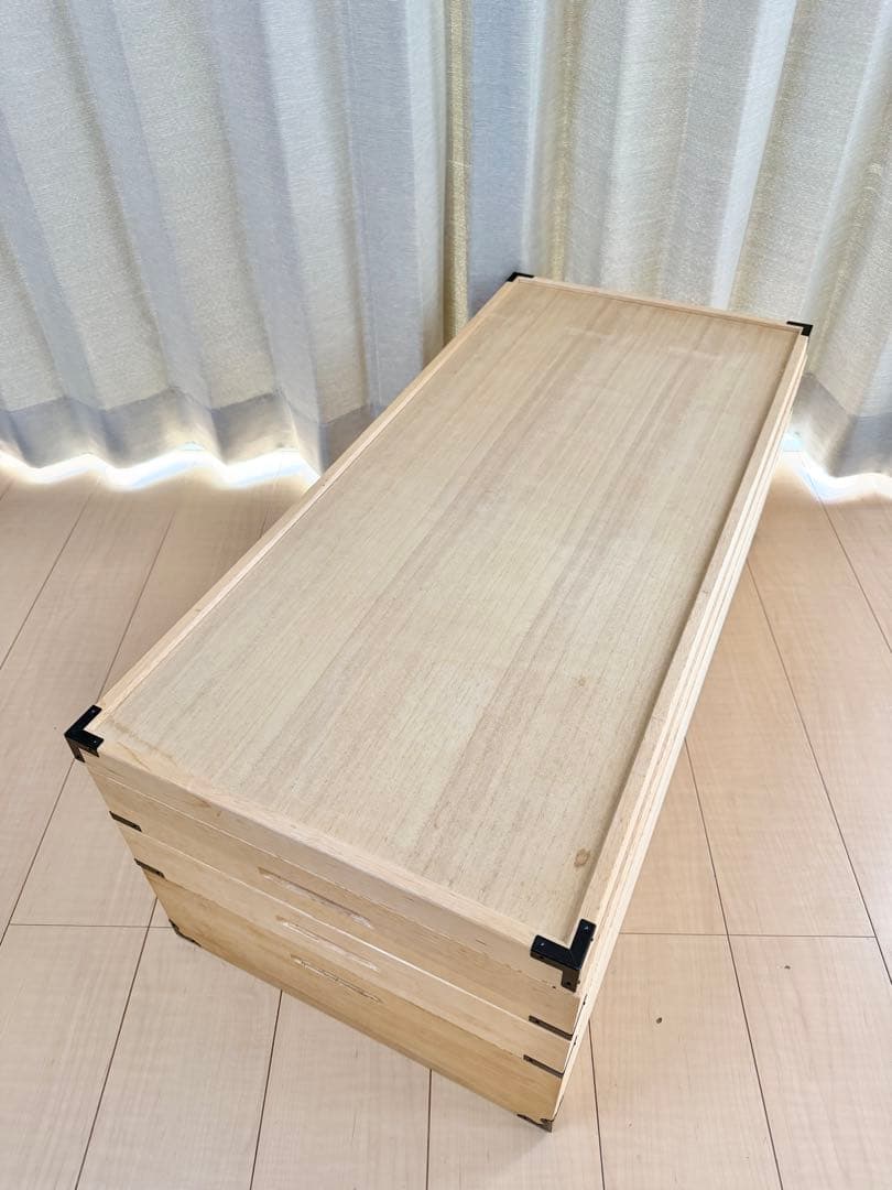 桐製 衣装ケース 3段 桐箱 桐ケース ②