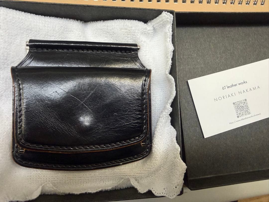 6t leather works マネークリップ