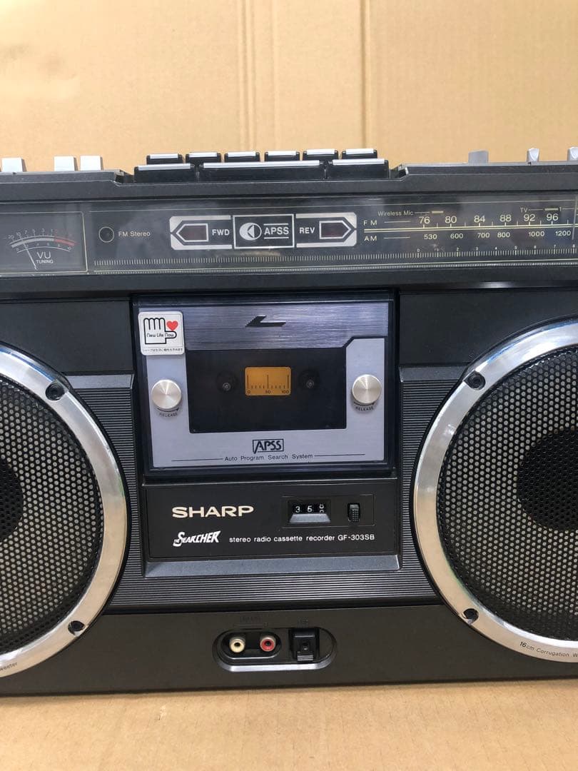 SHARP ラジカセ GF-303SB ジャンク扱い