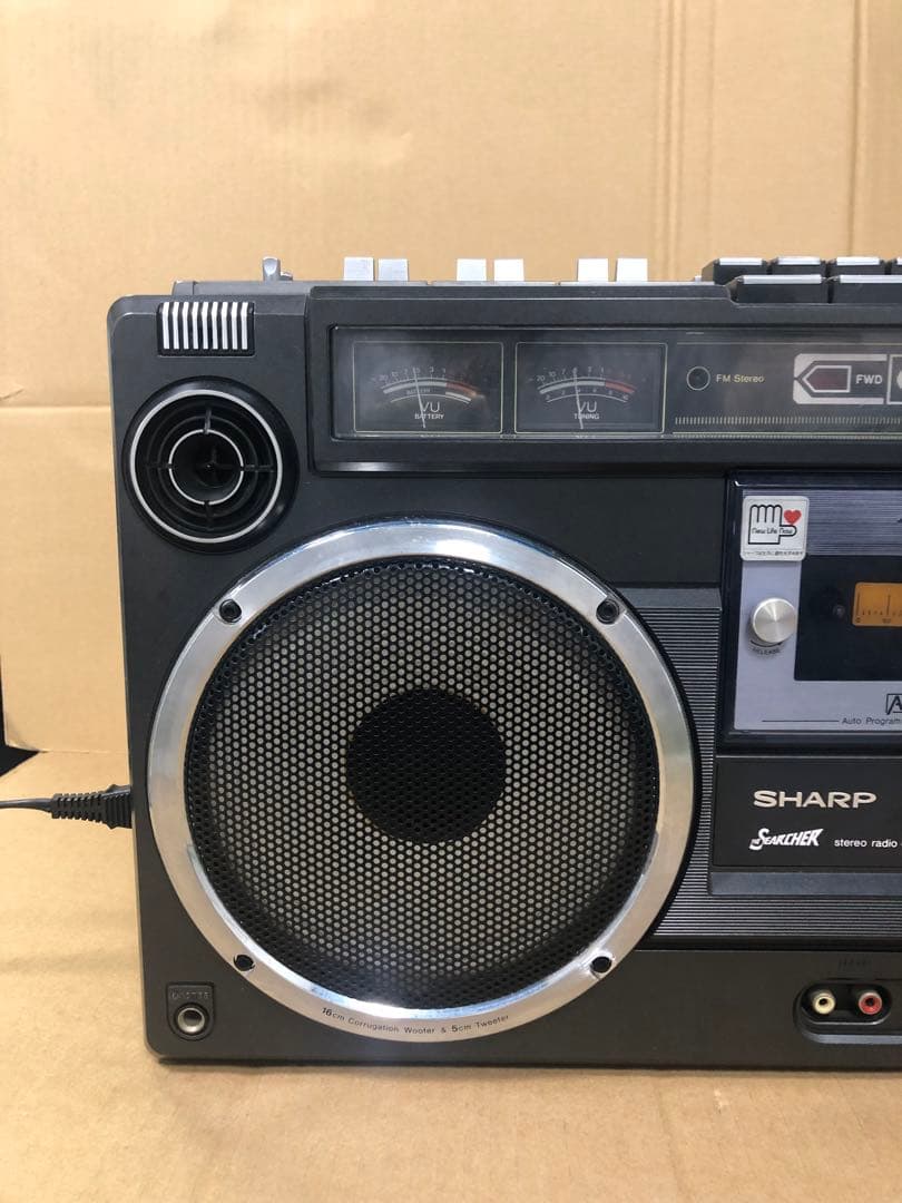 SHARP ラジカセ GF-303SB ジャンク扱い