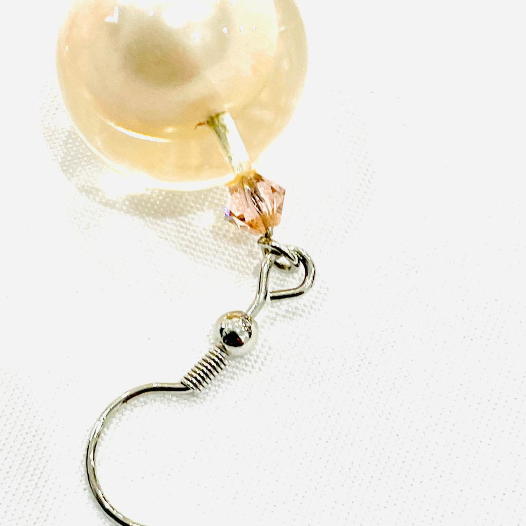 Y509-81 ABISTEアビステ　パールショートネックレス イヤリング