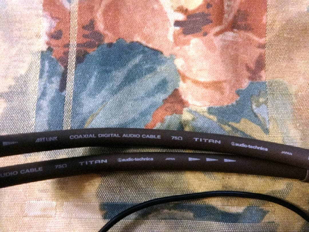 高級AT-RS91/0.7含む オーディオテクニカオーディオケーブル　2種類端子
