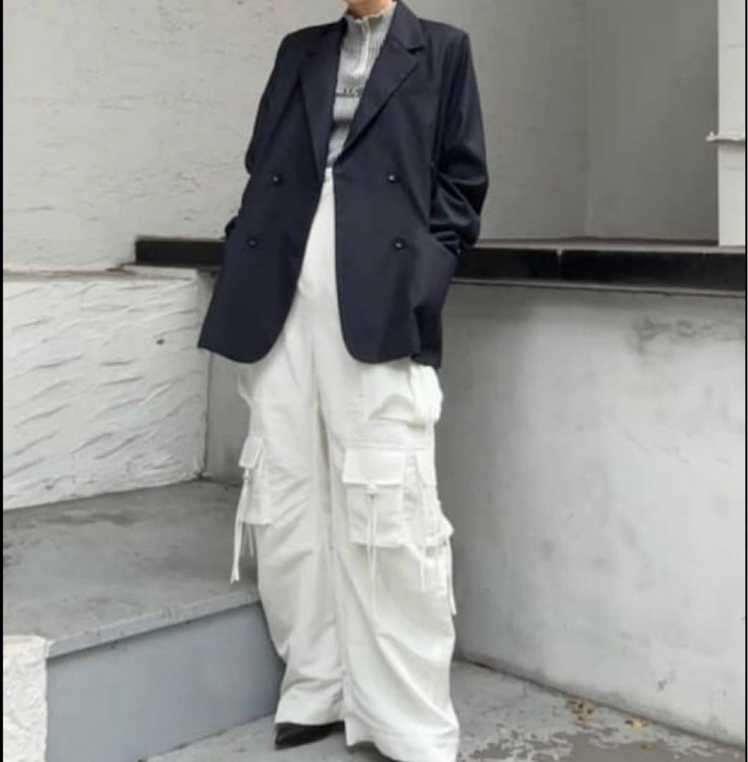 メゾンスペシャル サテン カーゴ パンツ