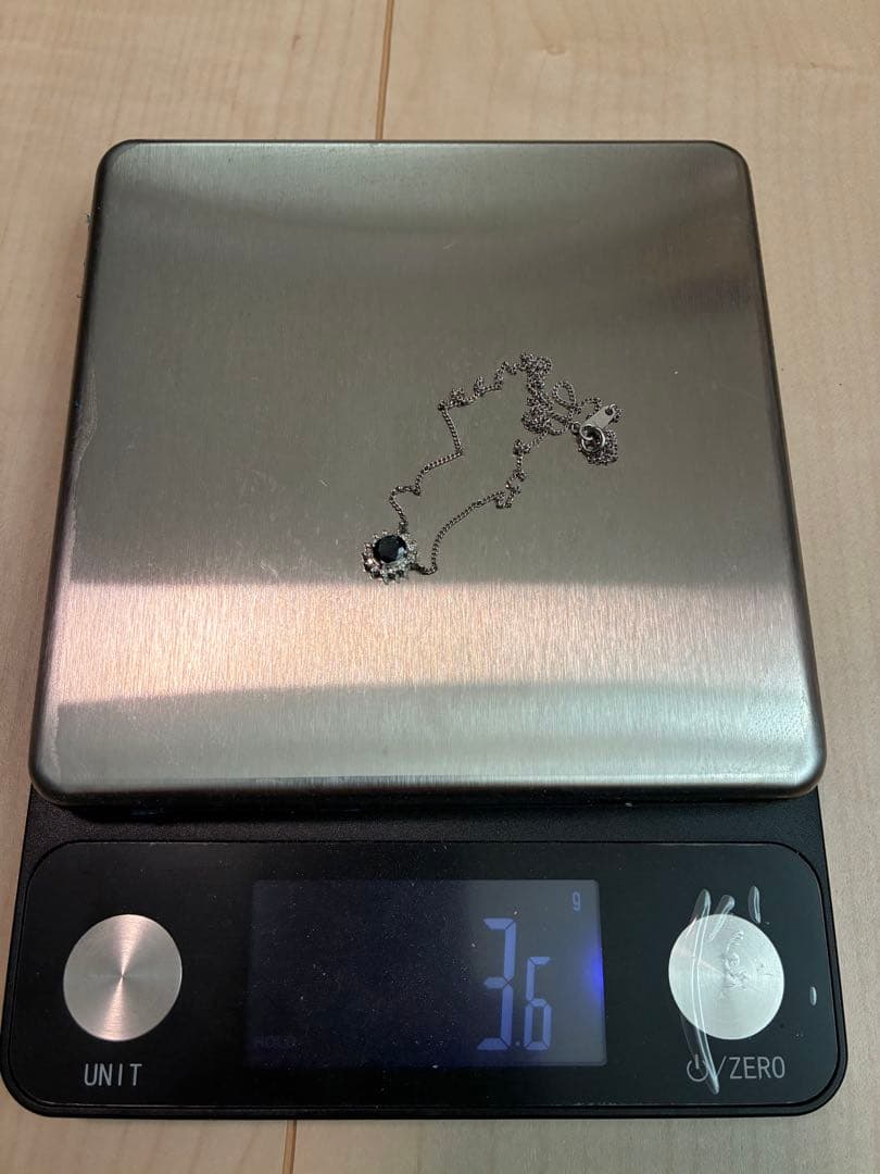 プラチナネックレス　Pt850 Pt900 ダイヤ