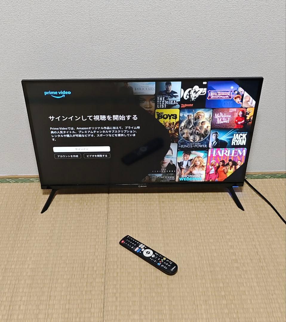 山善 新品並✨2024年製32型 スマートテレビ ネット動画️⭕️地上波