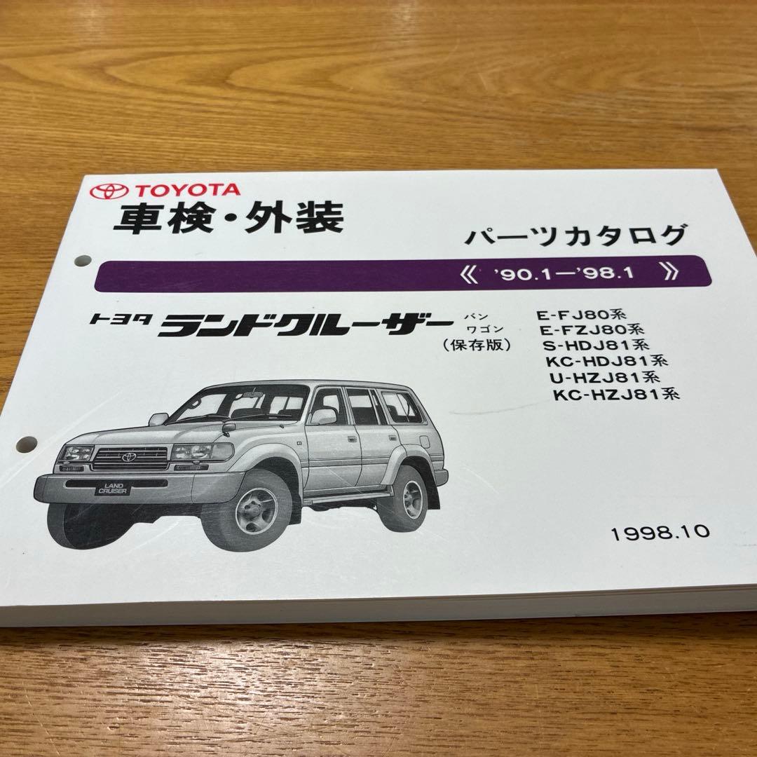トヨタランドクルーザー80.81系パーツカタログ