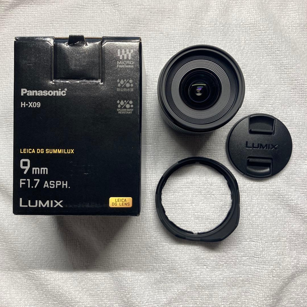 LEICA DG SUMMILUX 9mm F1.7 ASPH.保護フィルタ付