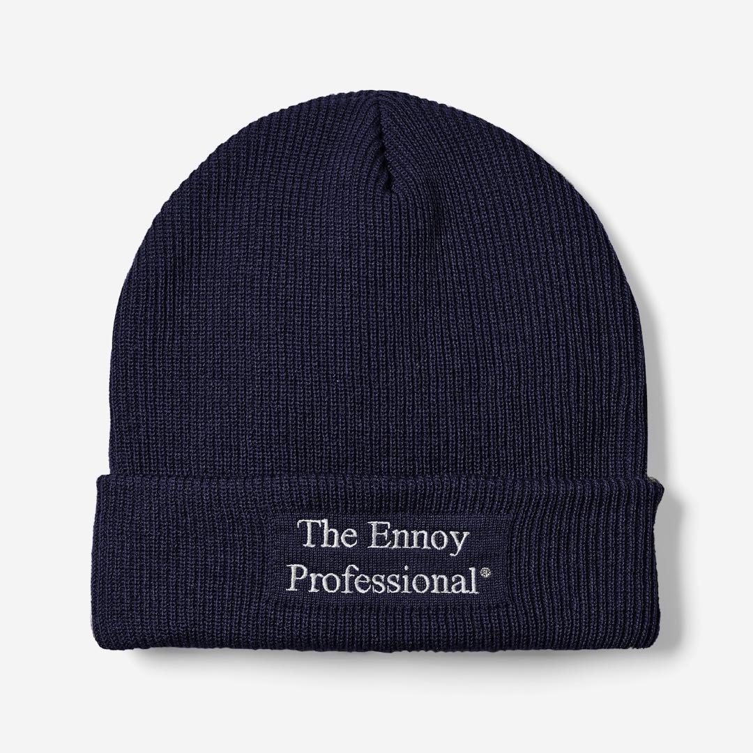 【ENNOY】PROFESSIONAL KNIT CAP (navy)