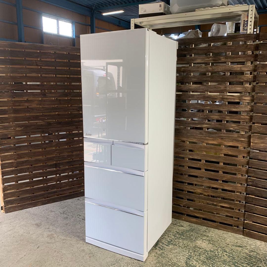 I147R　冷蔵庫 三菱 MR-B46G-W1 2022年製 白 ホワイト