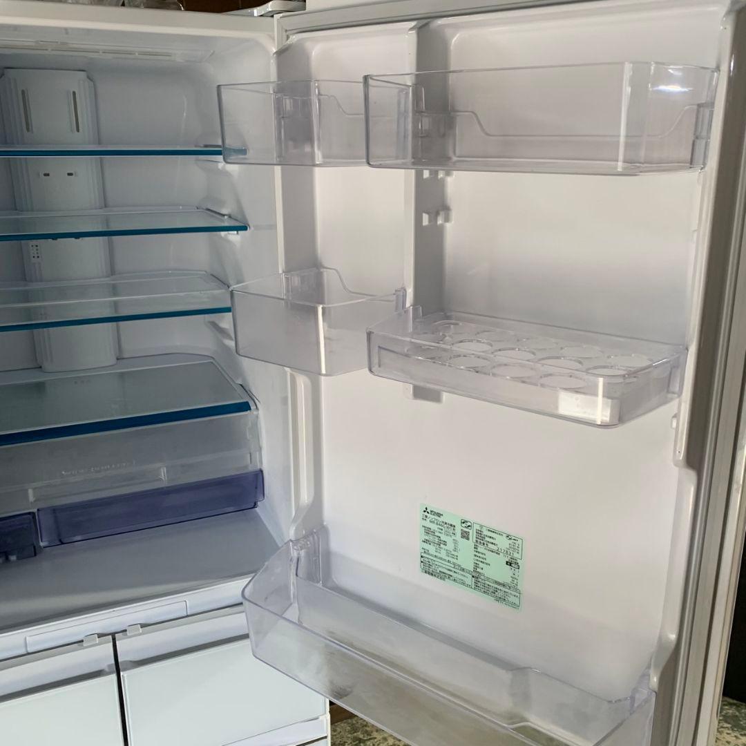 I147R　冷蔵庫 三菱 MR-B46G-W1 2022年製 白 ホワイト