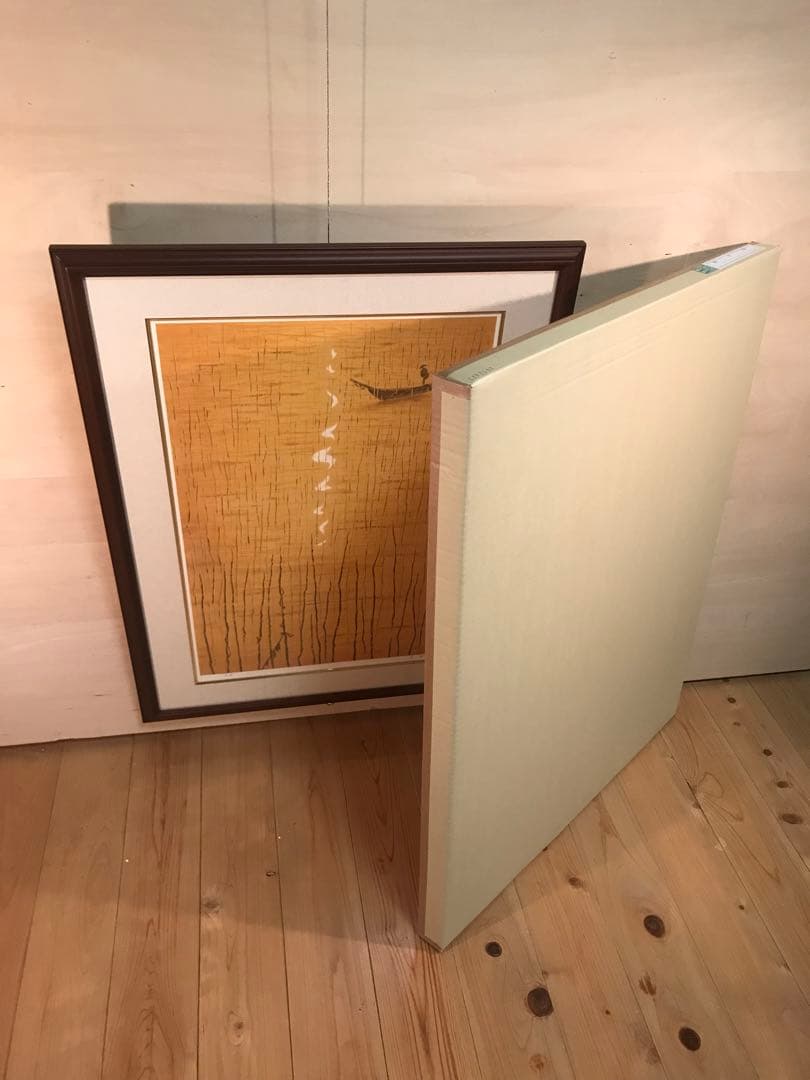 池田遙邨　「夕映え」　リトグラフ　直筆サイン・エディション有り